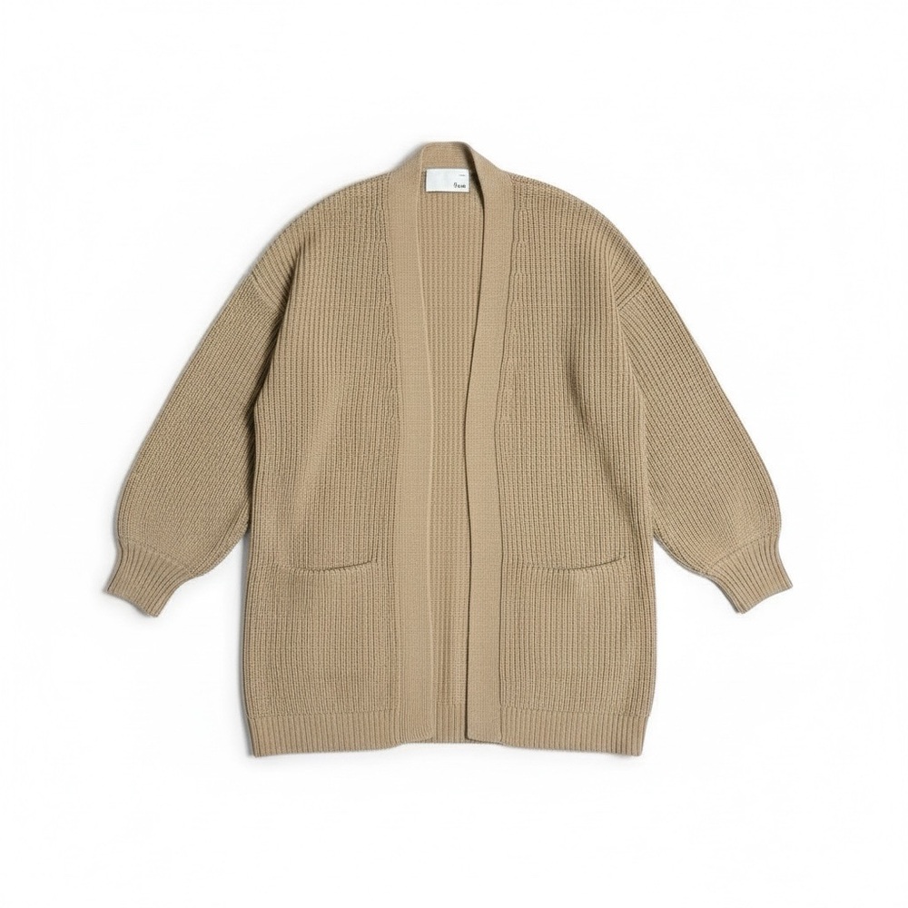 Aritzia Wilfred Free Unwind Oversized Merino Wool Cardigan Camel Tan XS Holiday - Picture 7 of 9
